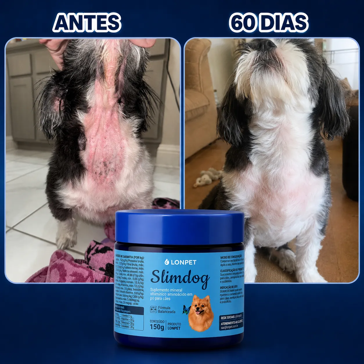 Antes e depois — Pescoço